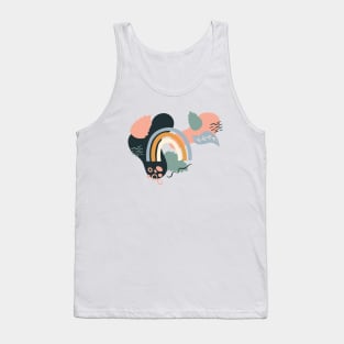 Abstract rainbow Tank Top